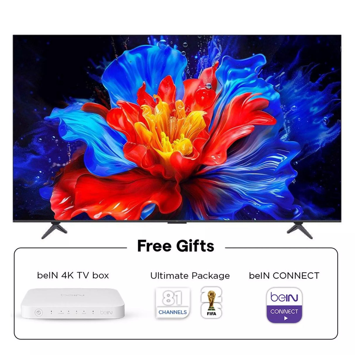 TCL 85” 4K,144Hz, QLED Google TV, 85P8K – Black