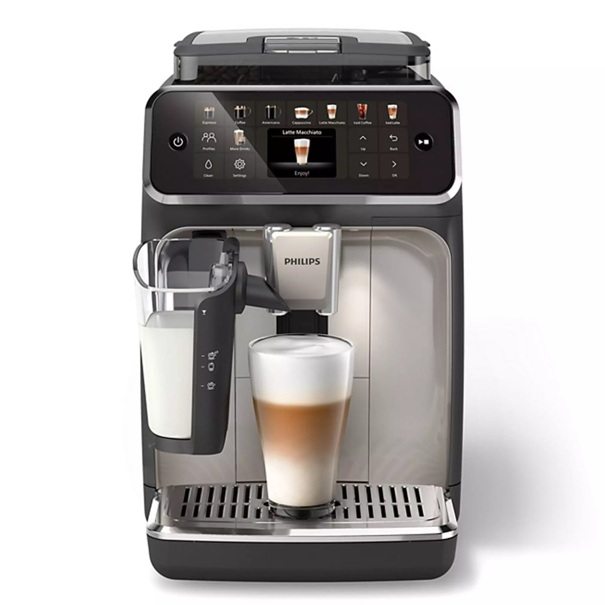 Philips Series 5500 Fully Automatic Espresso Machine, 1.8L, 1500W, EP5547/90 – Grey
