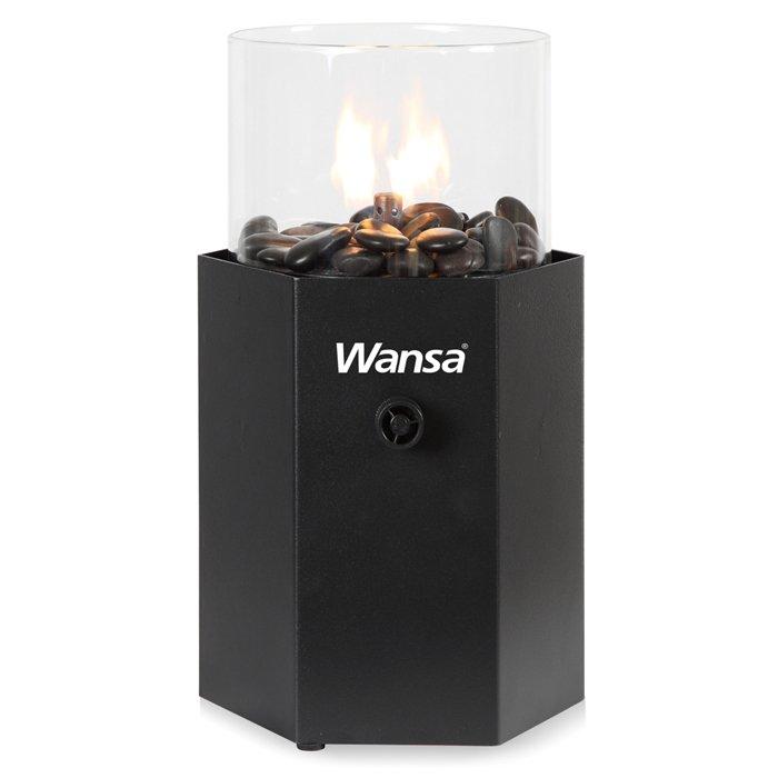 Wansa Mini Glass Tabletop Heater, TP1201 - Grey