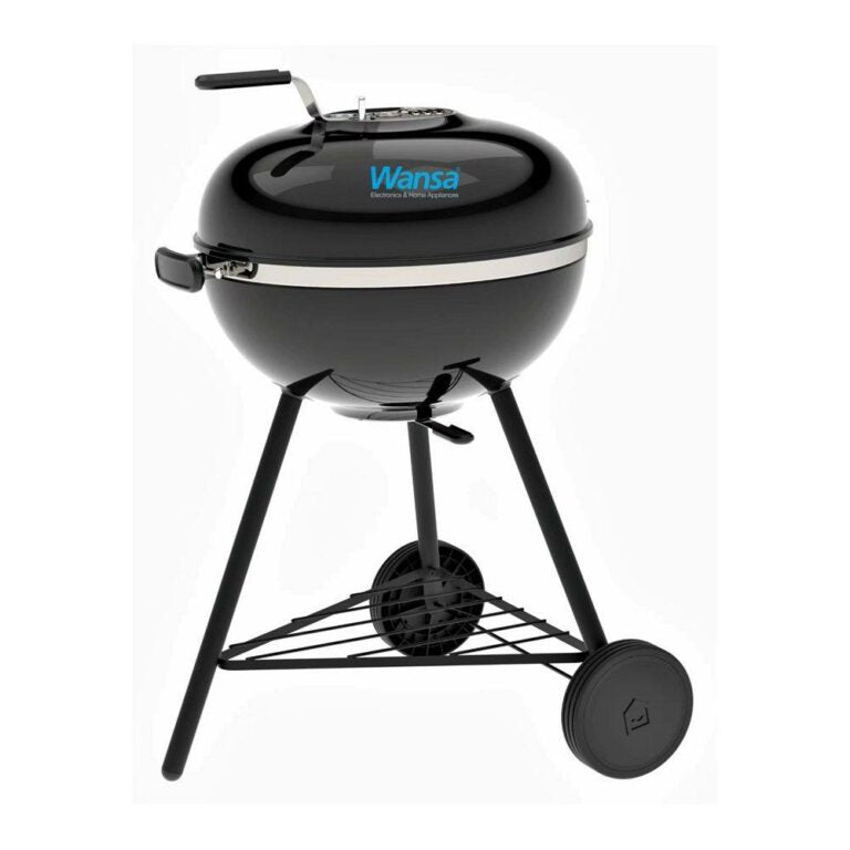 Wansa Charcoal Grill with Wheels, MK-855029 – Black