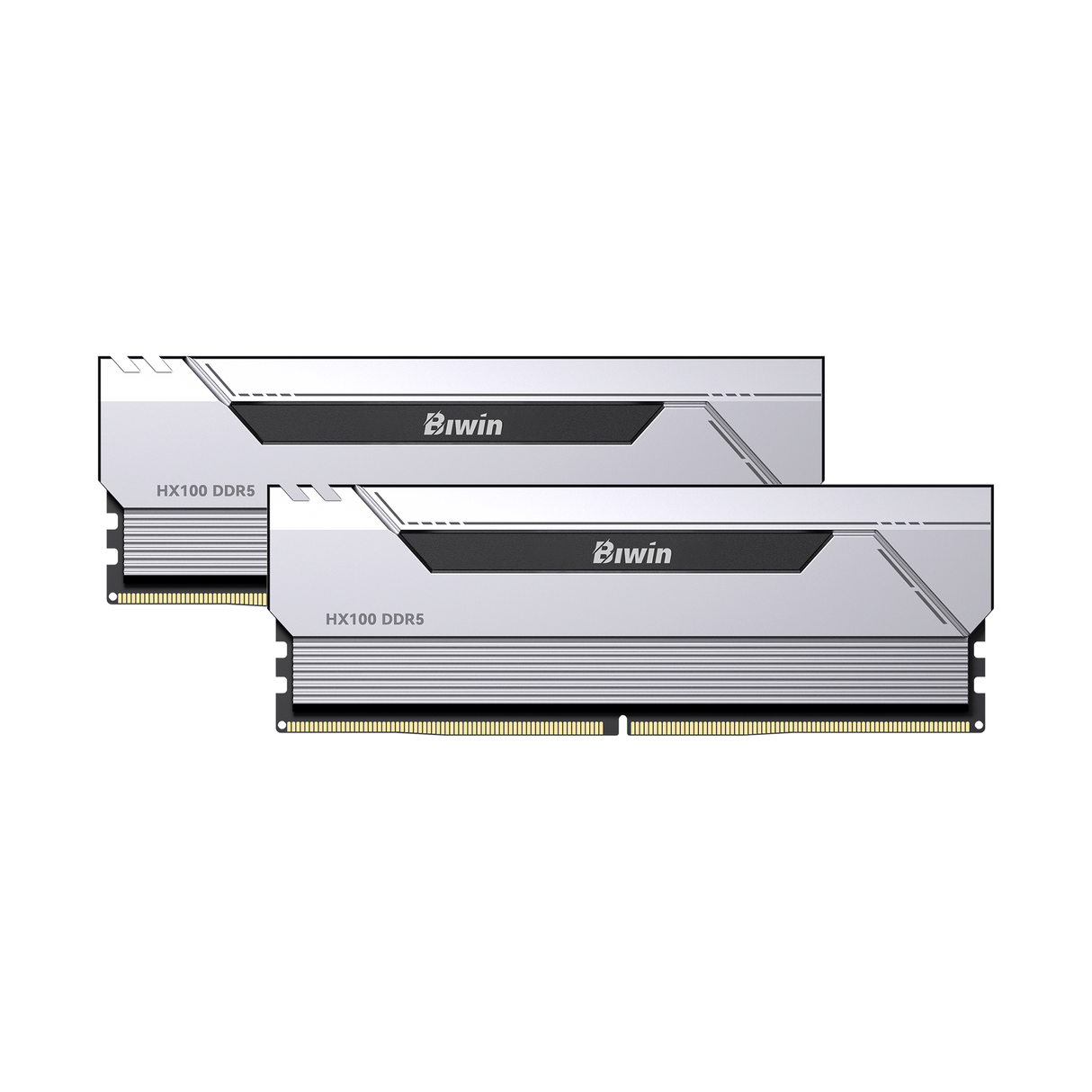 Black Opal HX100 DDR5 Heatsink Memory-Silver