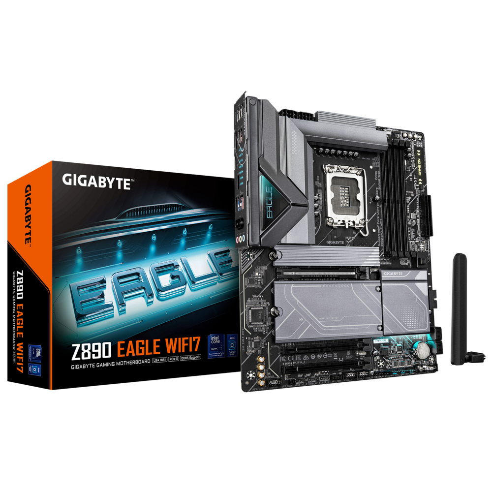 GIGABYTE Z890 EAGLE WIFI7 1.0 DDR5 Motherboard - Black