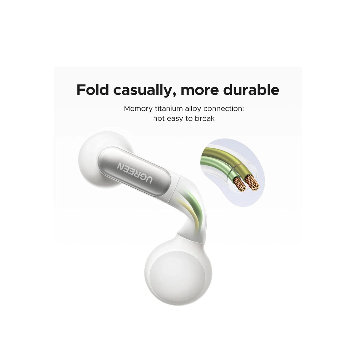 UGREEN HiTune S5 True Wireless Earbuds - White