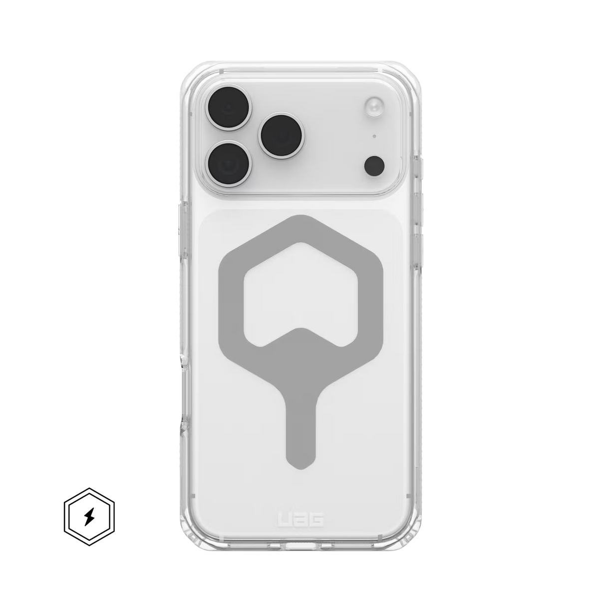 UAG iPhone 17 Pro Max Plyo Magsafe Case - Ice/Silver