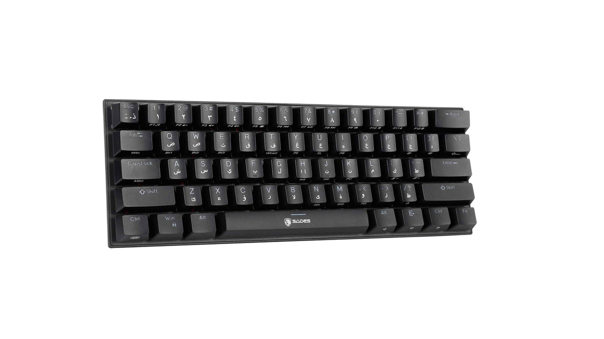 Sades Firegun Shield Mini Mechanical Keyboard " Support Arabic "