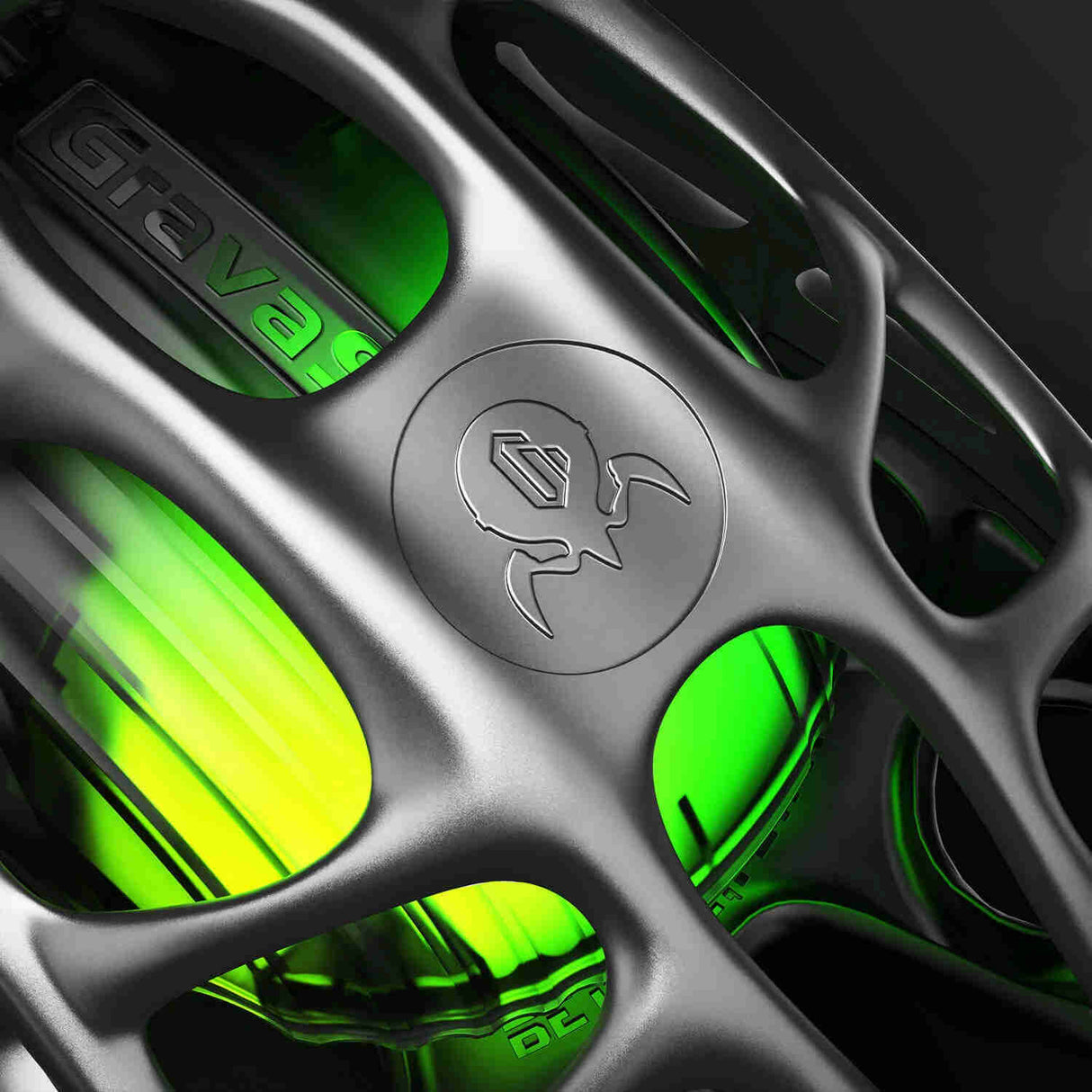 GravaStar Mercury M1 Pro Wireless Gaming Mouse - Gunmetal gray