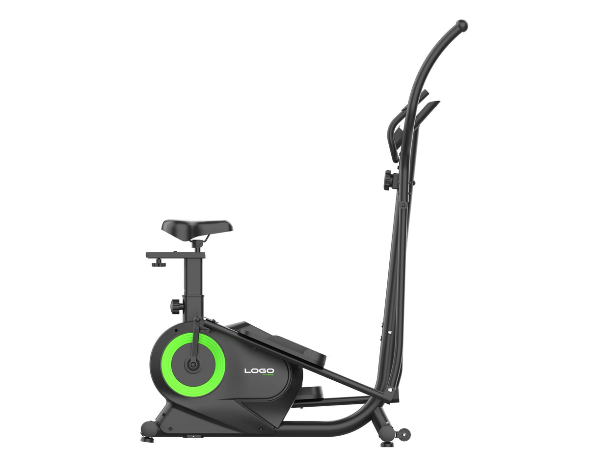 Black Bull 2-in-1 Elliptical Cross Trainer with Seat, 120KG Capacity - UMWB700