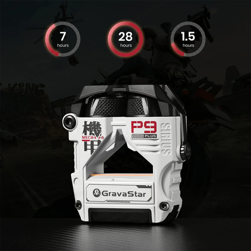 GravaStar Sirius P9 Plus ANC TWS Earbuds - White