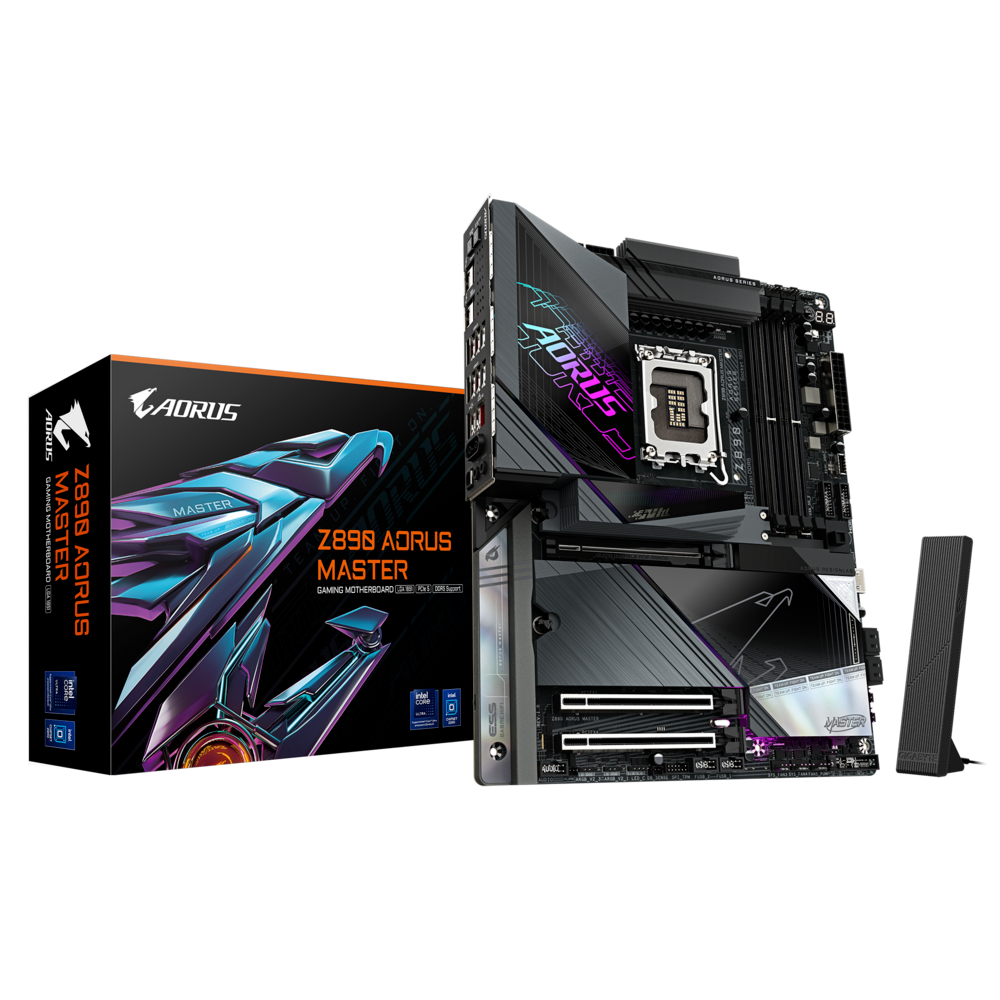 GIGABYTE Z890 AORUS MASTER WIFI 7 DDR5 ATX Motherboard - Black