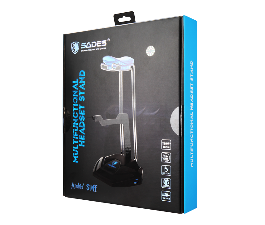 Sades Anubis Staff Headset Stand