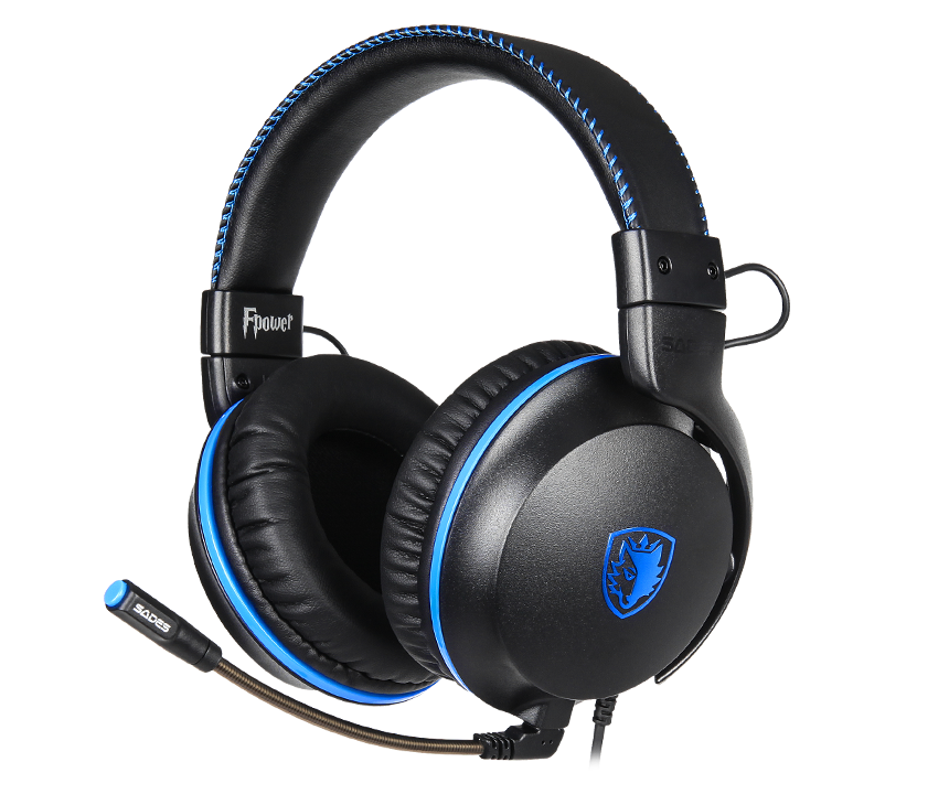 Sades Fpower Stereo Sound Gaming Headphones SA-717