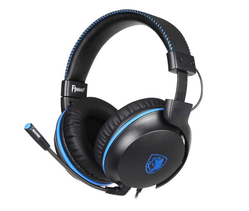 Sades Fpower Stereo Sound Gaming Headphones SA-717