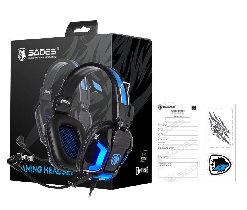 Sades Element gaming headset SA-702