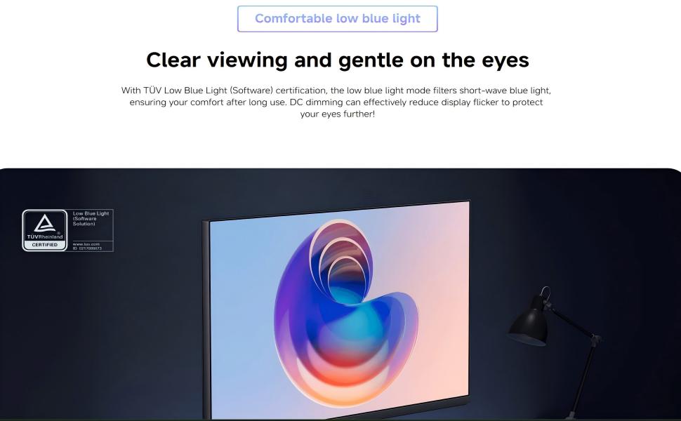 Xiaomi A27Qi, 27" 2K QHD (2560 x 1440), 100Hz Refresh Rate, 6ms Response time, Wide color gamut 95% DCI-P3 100% sRGB, True color display ΔE<2 IPS Monitor - Black 2026