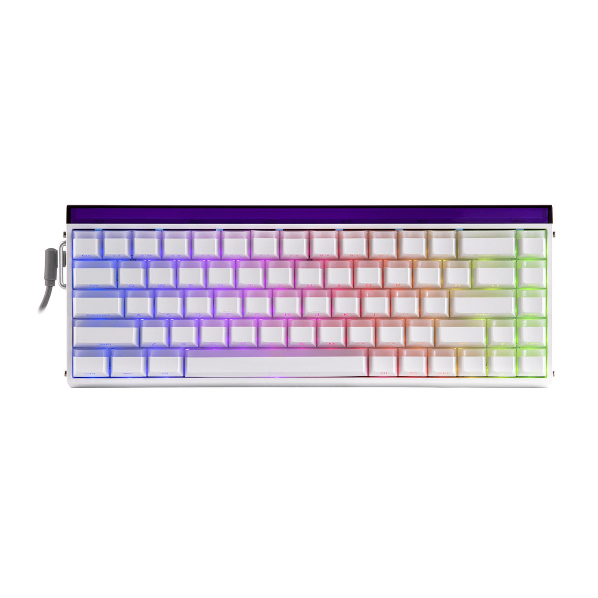 Aula HERO 68HE 68-Key 65% Wired Hot-Swappable Gaming Keyboard Meteor Magnetic Switch - White