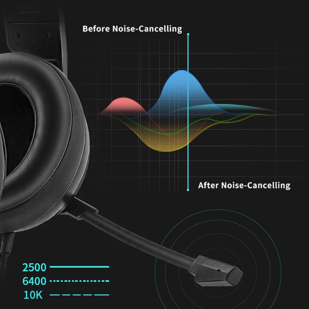 NUBWO N12 Gaming Headset – Black