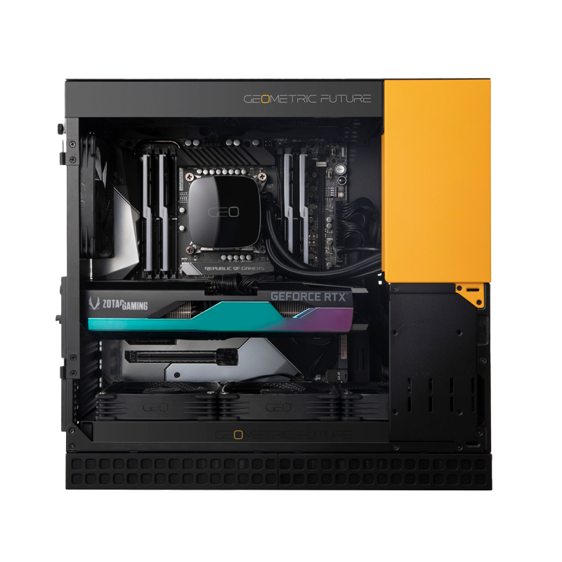 Geometric Future Model 4 King Arthur Compact 35L with enhanced flexibility ATX PC Case - Black