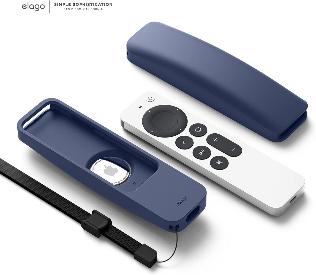 Elago Apple TV Siri Remote R5 (2021-present) Case (AirTag Compatible)