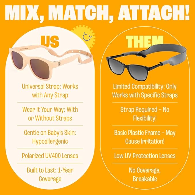 نظارة بيبي سانيز للأطفال من عمر ٠ إلى ٢٤ شهر