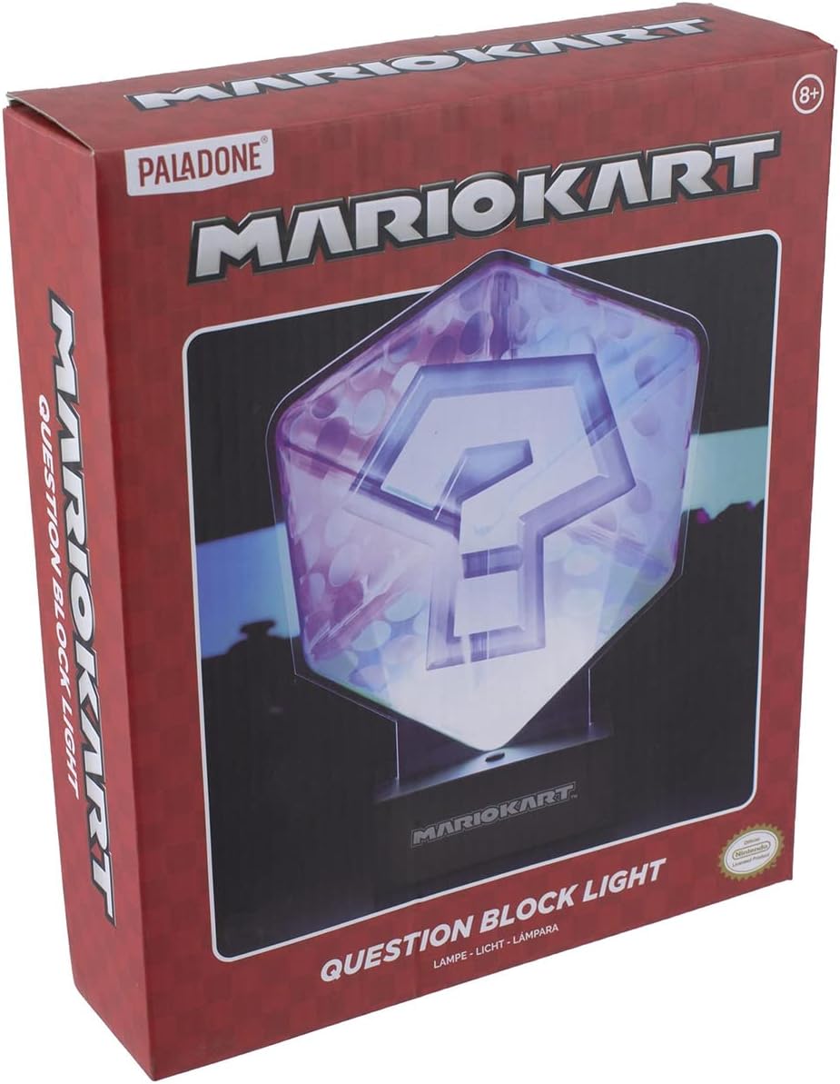 Mario Kart Acrylic Question Block Light