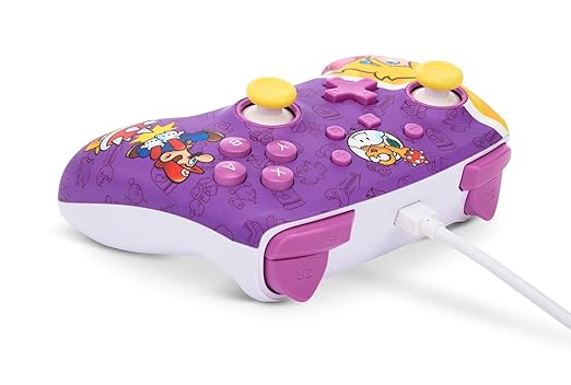PowerA Enhanced Wired Controller for Nintendo Switch - Princess Peach Battle