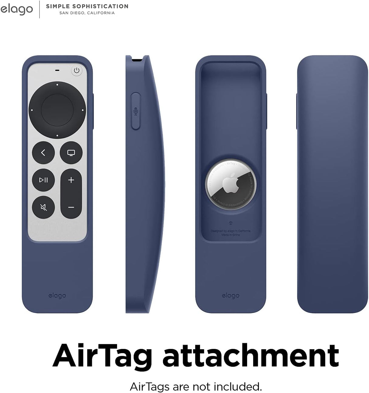 Elago Apple TV Siri Remote R5 (2021-present) Case (AirTag Compatible)