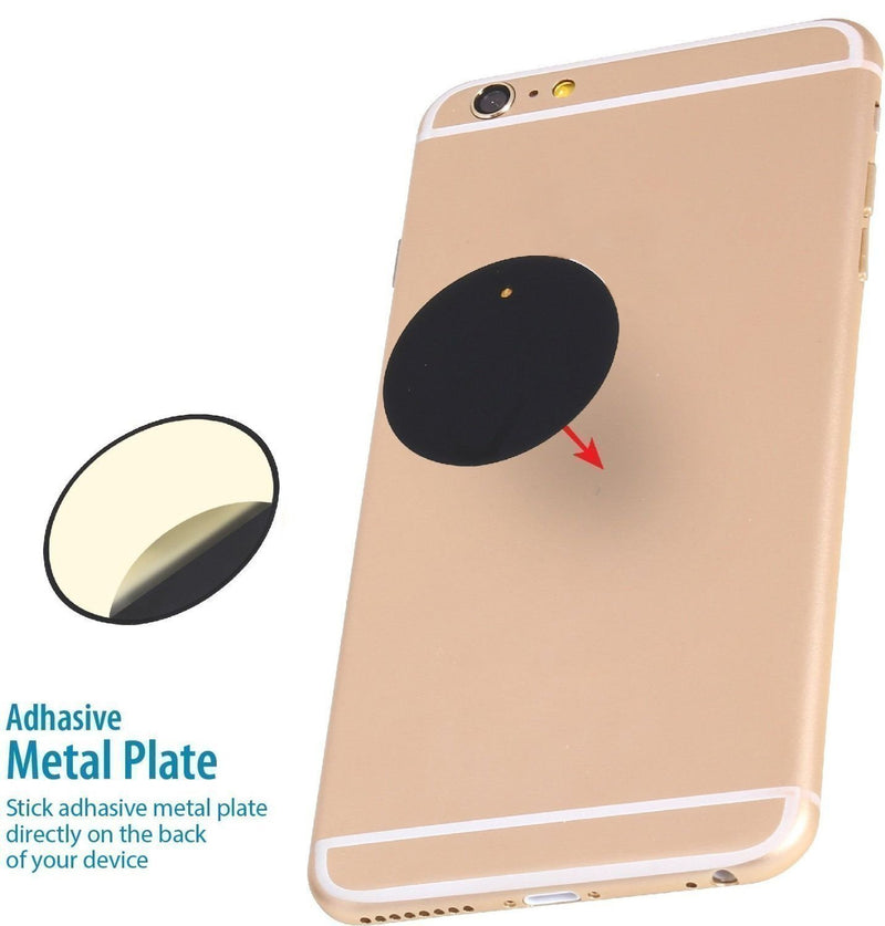 WixGear Rectangle Flat Magnetic Stick On Car Mount, Flat Rectangle 225