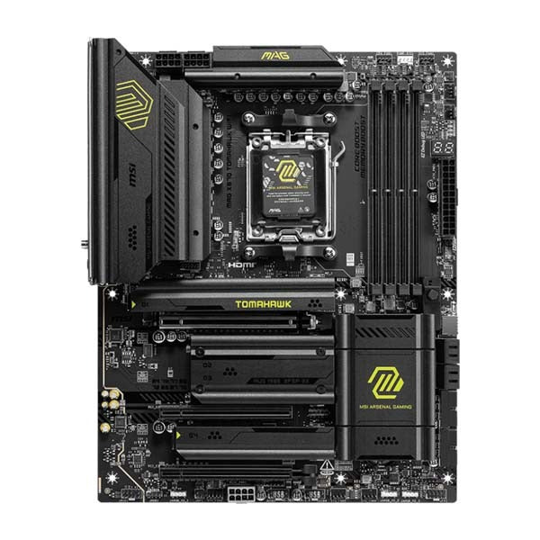 لوحة أم MSI MAG X870 TOMAHAWK WIFI DDR5 AMD ATX - أسود