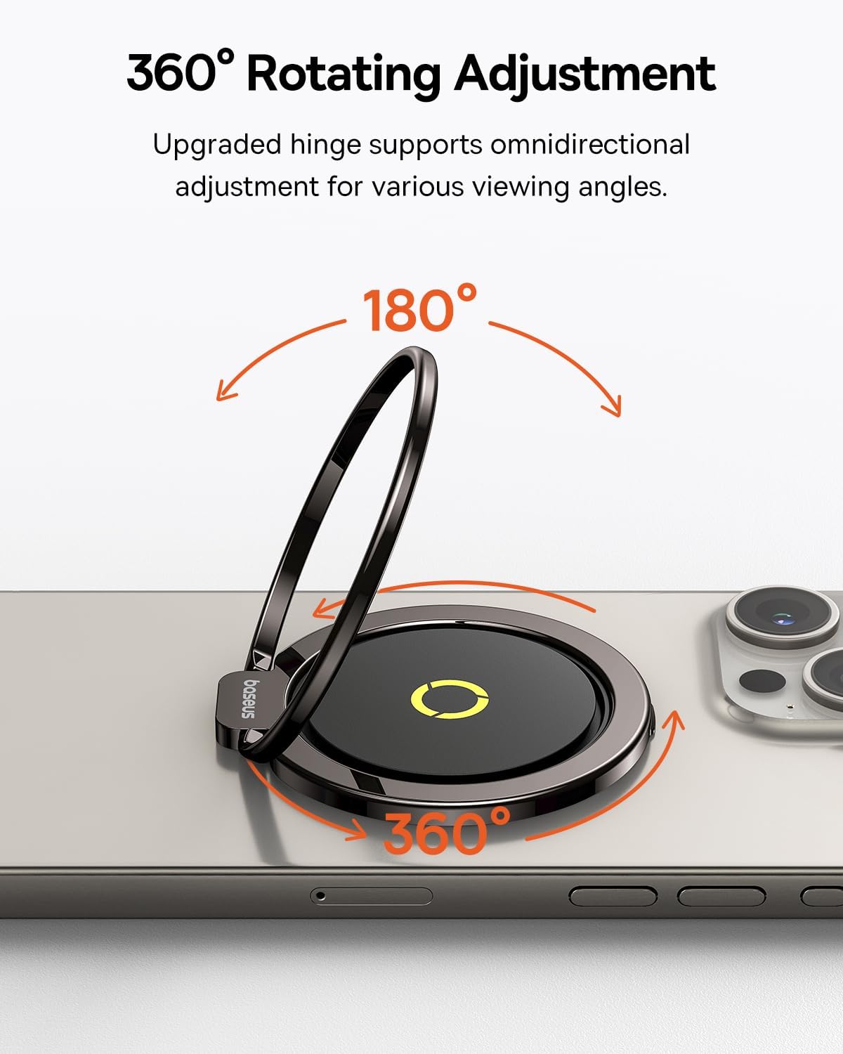 Baseus MagPro II Magnetic Ring Phone Stand - Cosmic Black