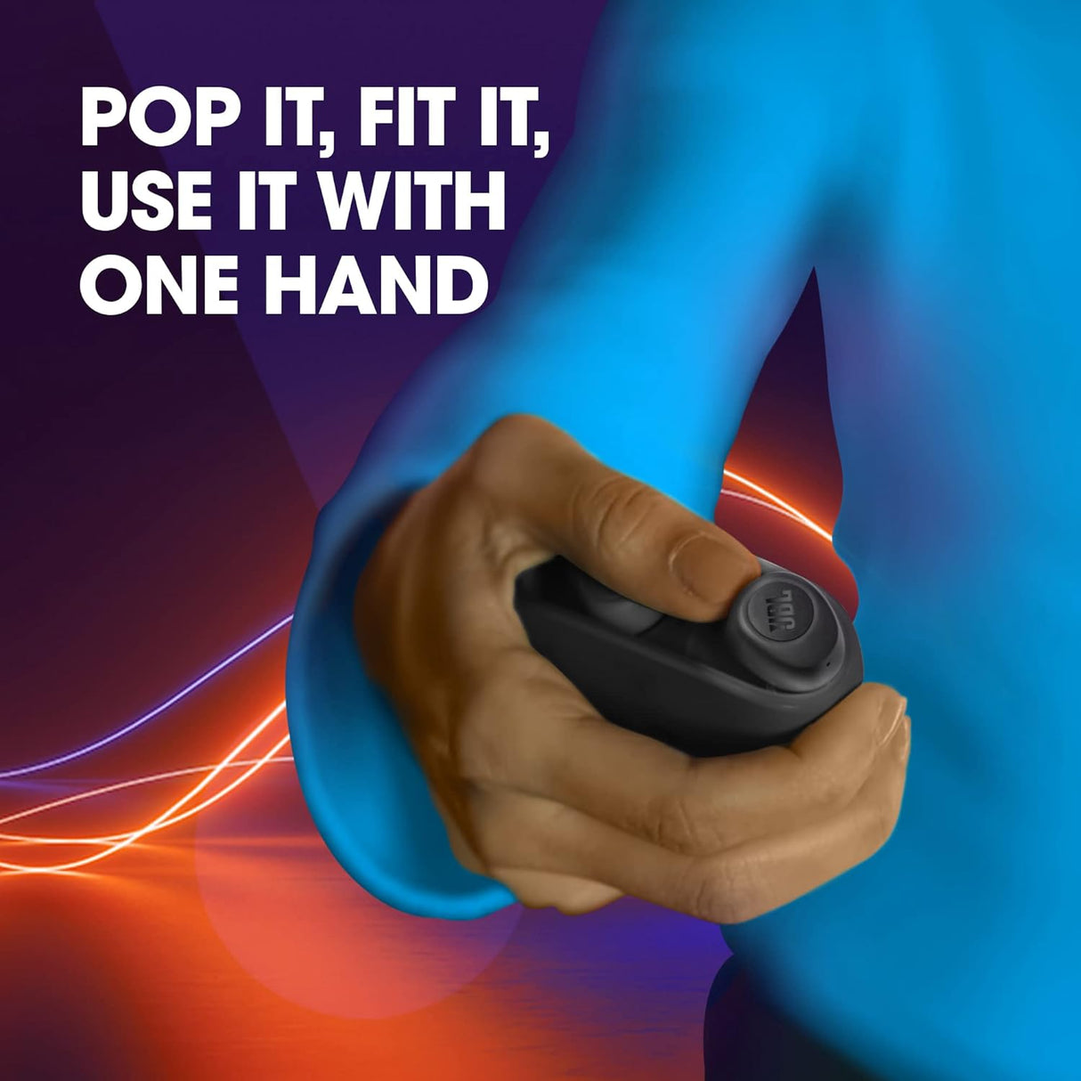 JBL Wave 100TWS True Wireless in Ear Earbuds - Black