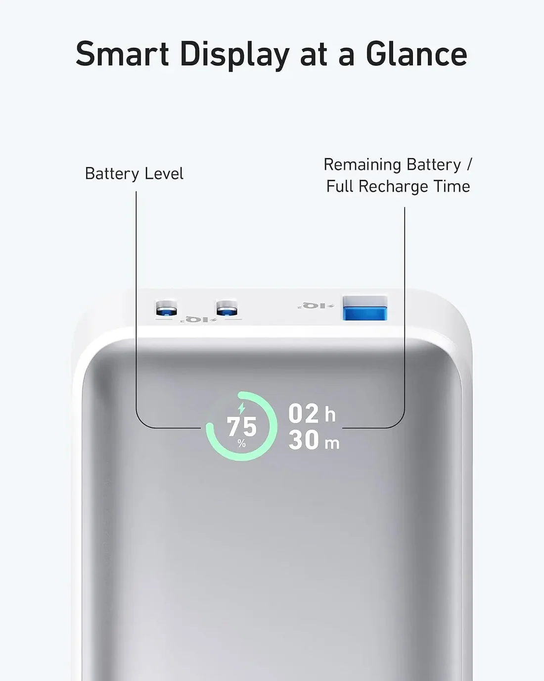 Anker 533 Power Bank (PowerCore 30W ) 10000 PD A1256H22 - White