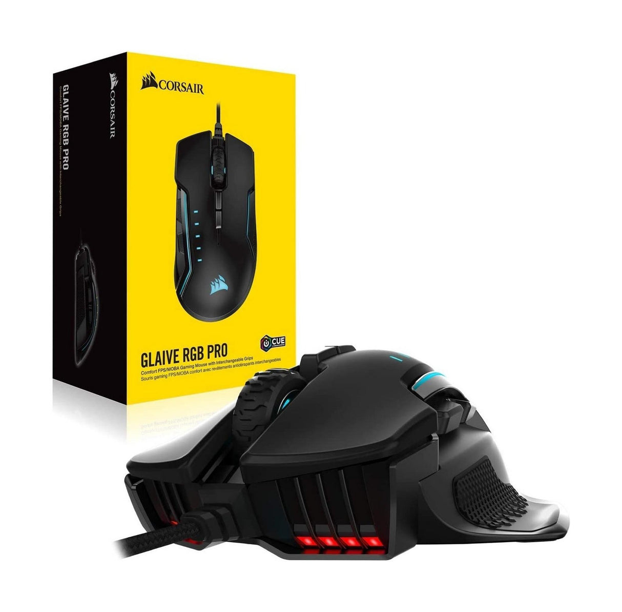 Corsair GLAIVE RGB PRO Mouse - Black