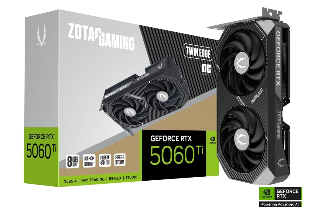 ZOTAC GAMING GeForce RTX 5060 Ti 8GB Twin Edge OC