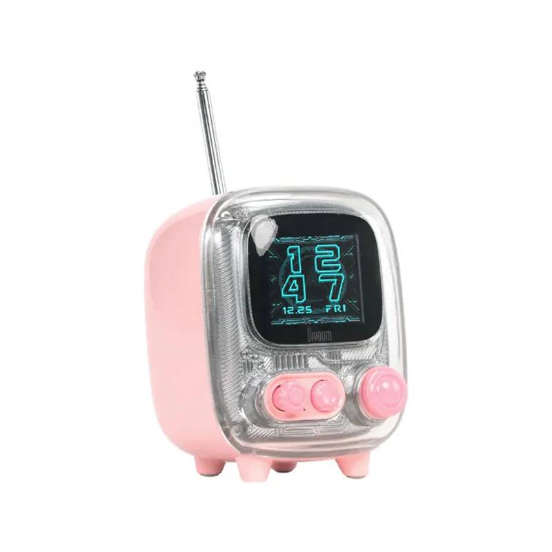 مكبر الصوت الصغير بلوتوث ديفووم تيفوو-2 مع ألبوم صور وكلمات الأغاني - وردي