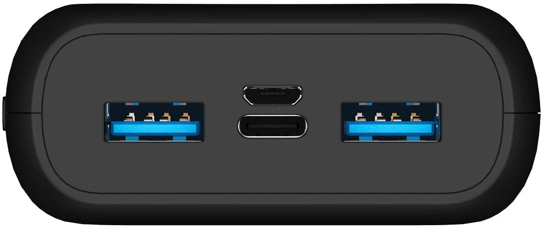 Energizer Ultimate 20000 mAh Power Bank, 22.5W, Triple Output, with Power Delivery 20W, LCD Indicator, Black