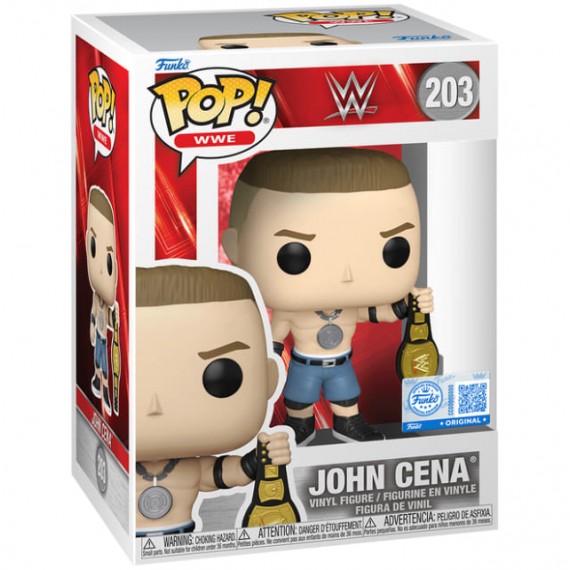 Pop! WWE: WWE S29 - John Cena w/Spinner Belt (Exc)