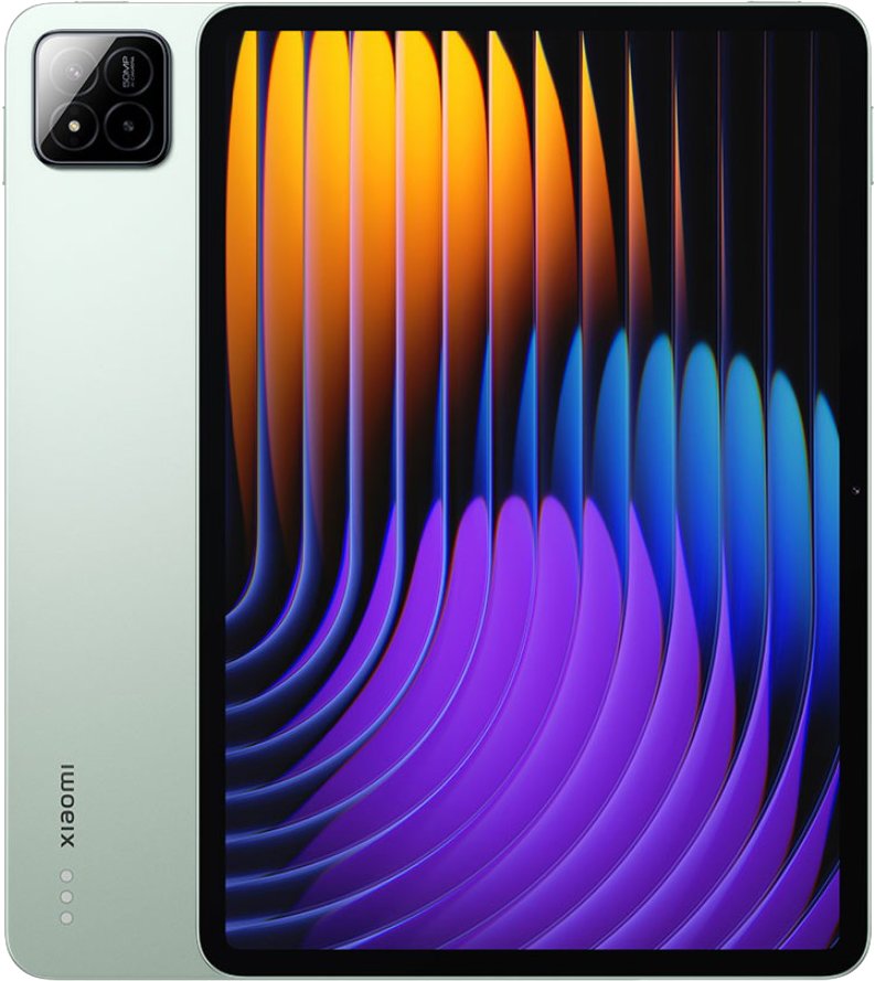 جهاز Xiaomi Pad 7 (واي فاي فقط) بمعالج Snapdragon 7+ من الجيل الثالث، وذاكرة وصول عشوائي 8 جيجابايت، وسعة تخزين 256 جيجابايت، وشاشة 11.2 بوصة بدقة 3.2K ومعدل تحديث 144 هرتز، وكاميرا خلفية 13 ميجابكسل وكاميرا أمامية 8 ميجابكسل، وبطارية 8850 مللي أمبير