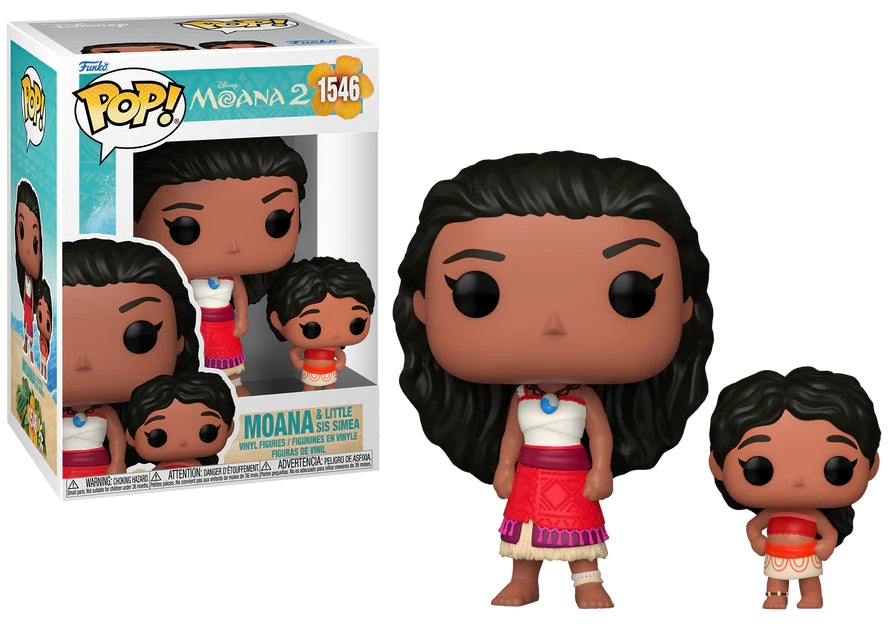 Pop & Buddy! Disney: Moana 2 - Moana & Little Sis Simea