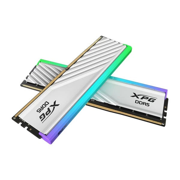 XPG Lancer Blade RGB 48GB (24GBx2) DDR5 6000MT/s low profile heatsink Memory - White