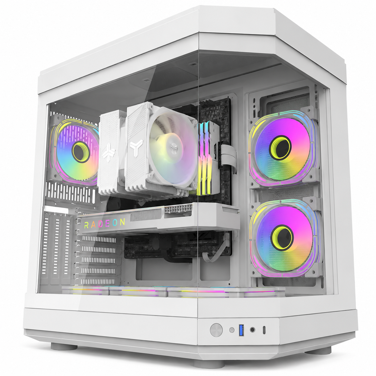 Custom Gaming Pc Intel Core i7-12700F, RTX 5060 Ti (VRAM 8GB), RAM 16GB DDR5 6400MHz, 1TB SSD, Windows 11 Pro