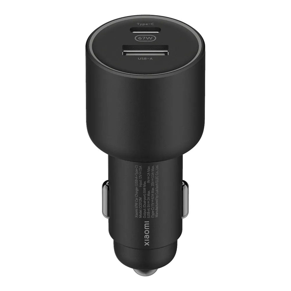 Xiaomi 67W Car Charger (USB-A + Type-C)