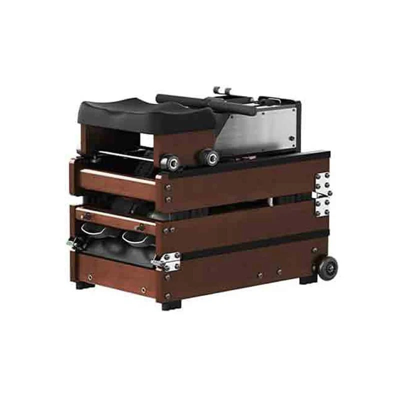 KingSmith Water Rowing Machine With Tri-Fold Patent - Walnut