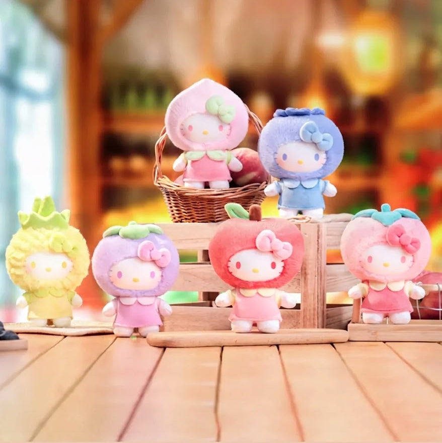 Hello Kitty Fruity Paradise Series Plush Pendant (Blind Box) selling per piece 19.5cm - 2303445910100
