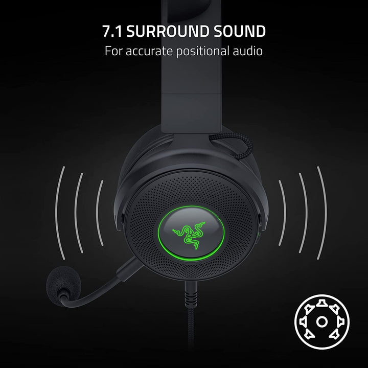 Razer Kraken Kitty V2 Pro Wired RGB Headset With Interchangeable Ears - Black RZ04-04510100-R3M1