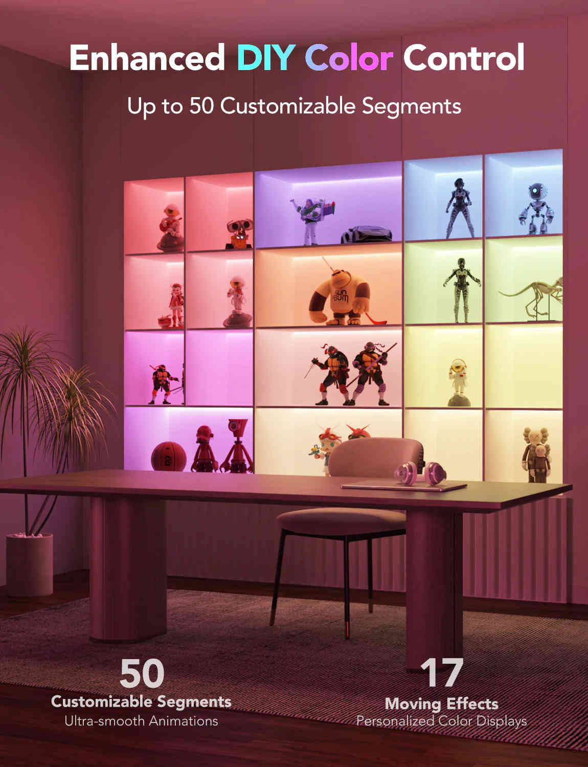 Govee M1 RGBICW LED Strip Lights 5M support Matter cuttable and extensive - H61E1