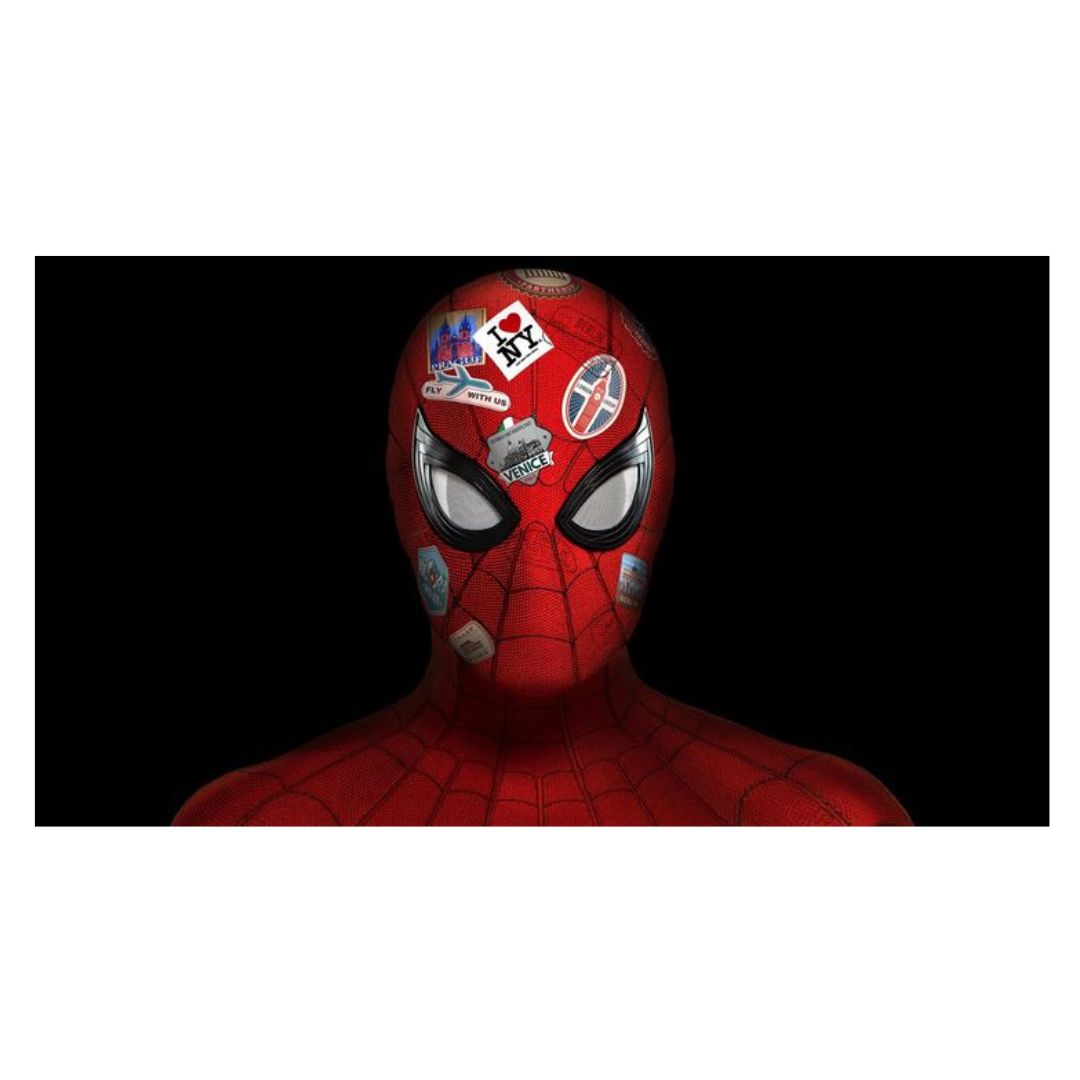 SpiderMan With Flight Stamp Waterproof Mousepad