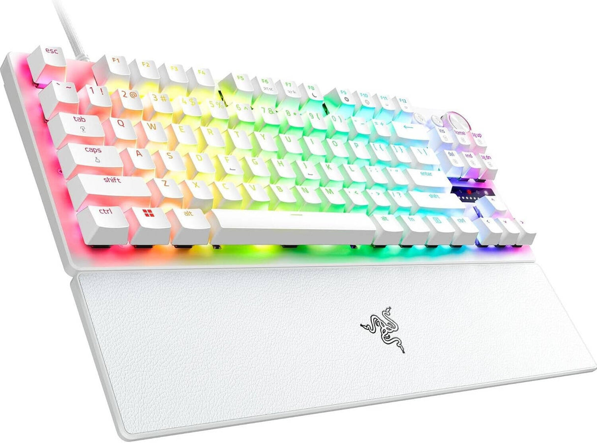 Razer Huntsman V3 Pro Tenkeyless Keyboard- White