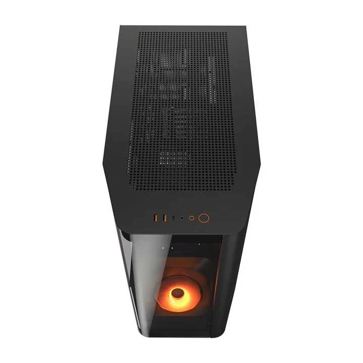 Cougar FV270 E-ATX Mid Tower Gaming Case - Black (1 x ARGB Fan Included)