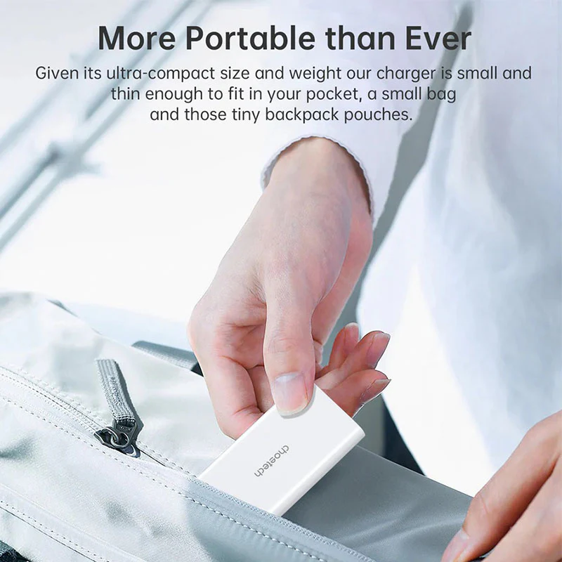 Choetech PD6011-UK-WH 67W GeN Wall Charger with foldable Plug - White