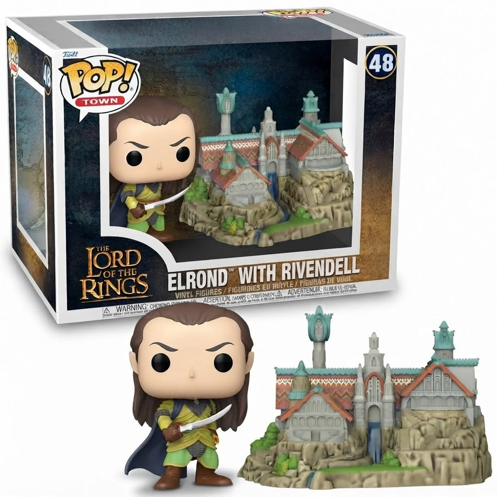 Pop Town! Movies: Lord of the Rings S8 - Elrond and Rivendell - 19cm